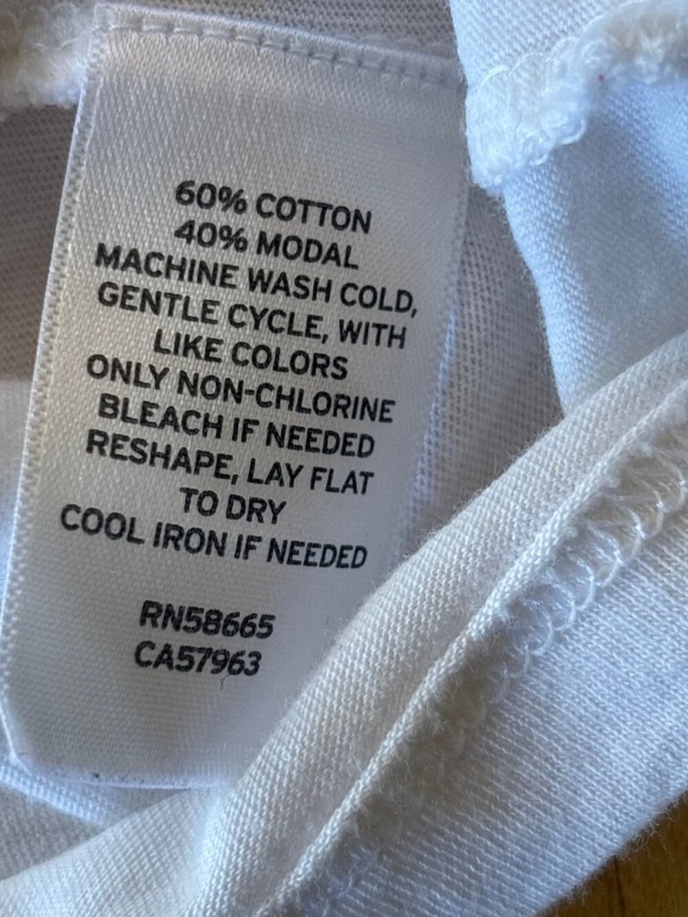 Abound White Crewneck Boxy Oversized Crop Tshirt Cotton Modal SZ M Shirt Top - Picture 5 of 5